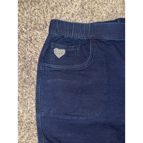 Women's Dream Jeannes by Quacker Factory Denim Pants Blue Size M Short - Picture 3 of 10
